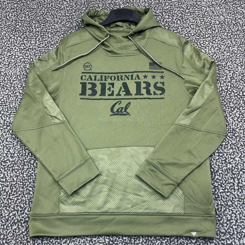 California Golden Bears Hoodie Men Large Fanatics Pullover Long Sleeve New L